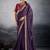 purple embellished georgette sarees