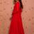 Red georgette mirror palazzo set