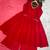 Red georgette mirror palazzo set
