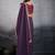 purple embellished georgette sarees