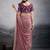 pink embellished georgette sarees