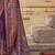 Purple ethnic motifs silk blend banarasi saree
