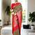 Green woven design zari silk blend kanjeevaram saree