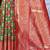 Green woven design zari silk blend kanjeevaram saree