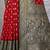 Red woven design zari silk blend banarasi saree