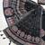 black rayon circular lehenga with digital print