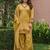 Yellow chanderi embroidered farshi salwar set