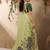 lime ethnic motifs cotton blend muga saree