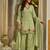 Light-green chanderi embroidered farshi salwar set