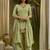 Light-green chanderi embroidered farshi salwar set
