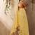yellow ethnic motifs cotton blend muga saree