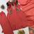 Dark-coral chanderi embroidered palazzo set