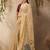 beige ethnic motifs cotton blend muga saree