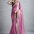 pink chiffon sarees with blouse