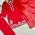 Red silk blend embroidered farshi salwar set