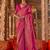 pink ethnic motifs woven design kanjivaram saree with matching blouse