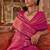 pink ethnic motifs woven design kanjivaram saree with matching blouse