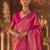 pink ethnic motifs woven design kanjivaram saree with matching blouse