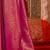 pink ethnic motifs woven design kanjivaram saree with matching blouse