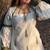 White crepe embroidered farshi salwar set