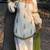 White crepe embroidered farshi salwar set