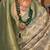 beige paisley zari kanjeevaram silk blend saree