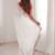 off white floral embroidered georgette heavy work saree