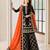 Black silk blend embroidered palazzo set