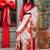 multicolor satin fusion saree