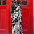 multicolor satin fusion saree
