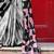 multicolor satin fusion saree