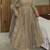 Grey silk blend embroidered palazzo set