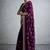 Purple purple silk blend  sarees