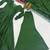 Dark-green silk blend embroidered flared gown set