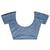 blue printed dabu zari bagru saree