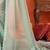 sea green sequined embellished party wear saree