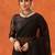 black sequinned embellished saree party wear saree with blouse piece