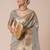 Grey ethnic motifs zari tissue banarasi saree
