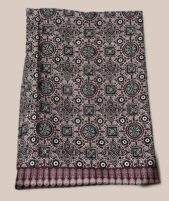 black rayon  lehenga with printed work 6