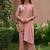 Pink chanderi embroidered farshi salwar set