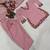 Pink chanderi embroidered farshi salwar set