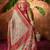 Beige ethnic motifs silk blend saree