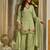 Light-green chanderi embroidered farshi salwar set
