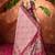 Mauve ethnic motifs silk blend saree