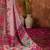 Mauve ethnic motifs silk blend saree