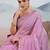 pink cotton blend chanderi sarees