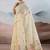 off white off white cotton blend chanderi sarees
