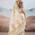 off white off white cotton blend chanderi sarees