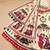 cream navratri printed cotton lehenga choli