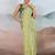 green cotton blend chanderi sarees